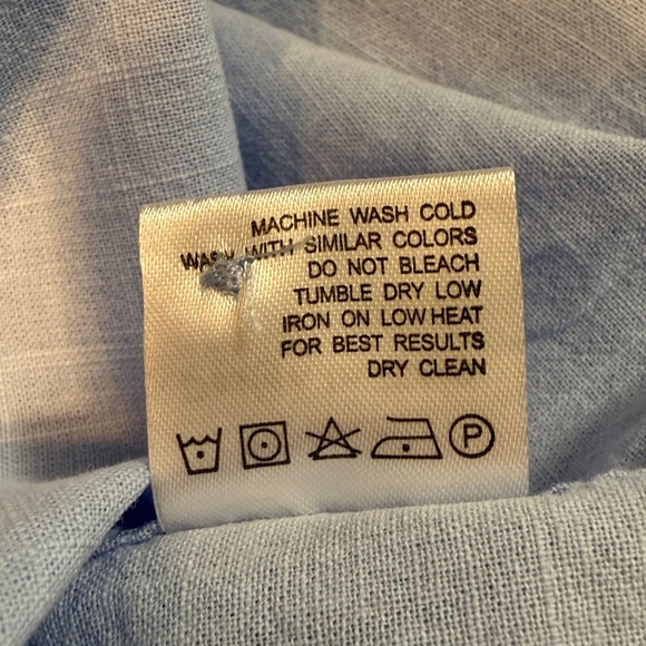 Men’s 2XL Kurta Punjabi Light Blue Long Sleeve 1/2 Button Unbranded Dress Shirt - Picture 7 of 9